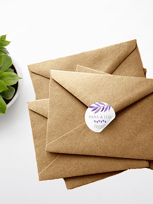 PACK 50 ADHESIVOS PARA SOBRES O SOUVENIR