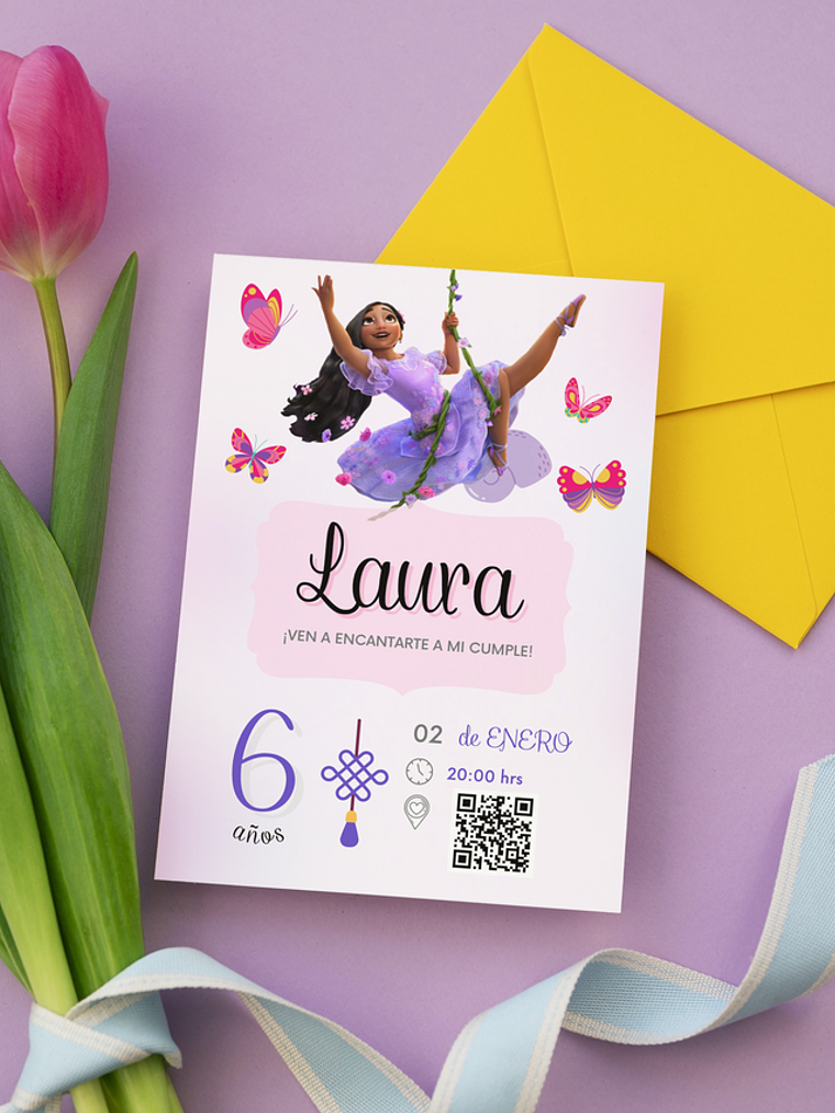 INVITACIÓN TARJ + SOBRE CUMPLEAÑOS 1