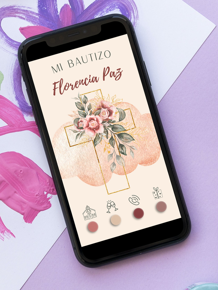 INVITACIÓN DIGITAL INTERACTIVA BAUTIZO1 1