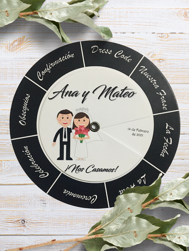 INVITACIÓN GIRATORIA NEGRA 1