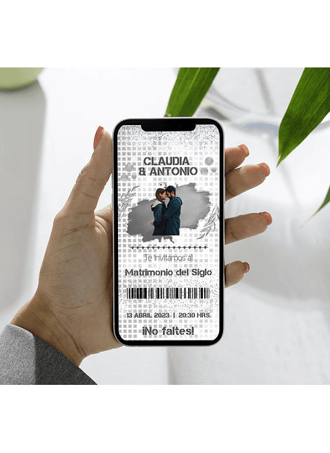 INVITACIÓN DIGITAL TICKET DE EVENTO