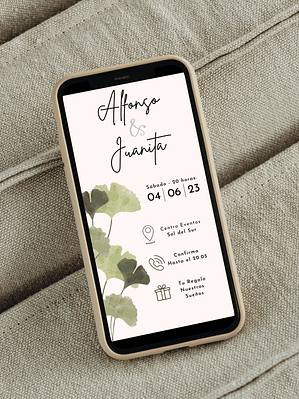 INVITACIÓN DIGITAL INTERACTIVA MILCA