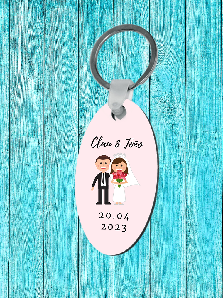 PACK 10 LLAVERO MDF OVALADO 1