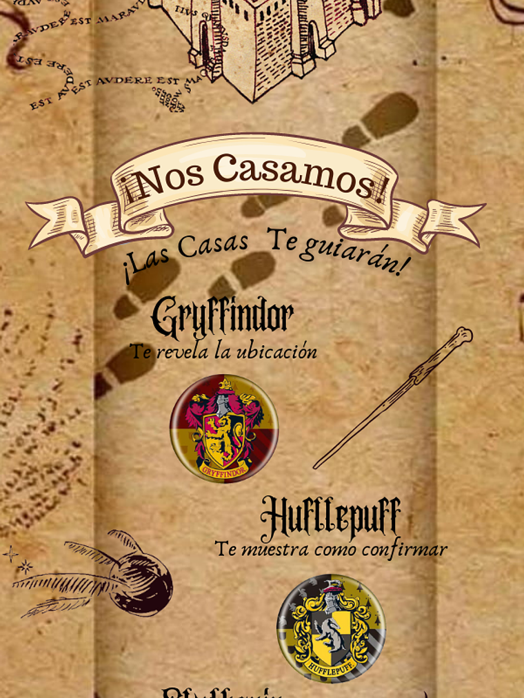 INVITACIÓN DIGITAL INTERACTIVA HARRY POTTER 2