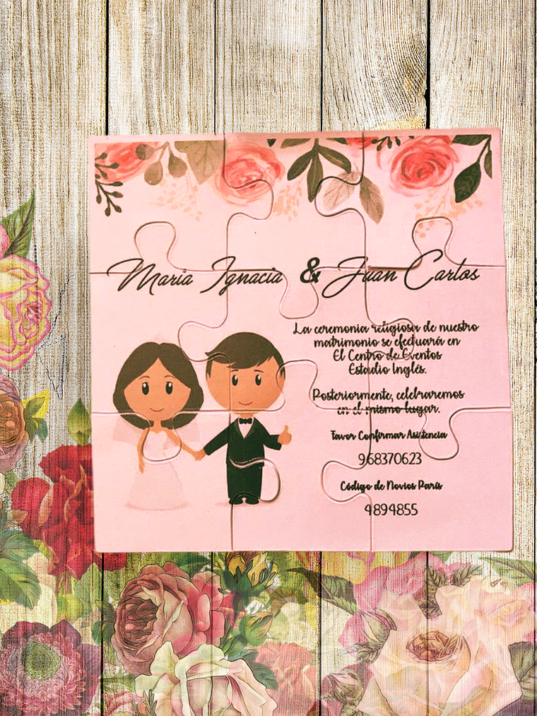 INVITACIÓN ROMPECABEZAS MAGNÉTICO 1
