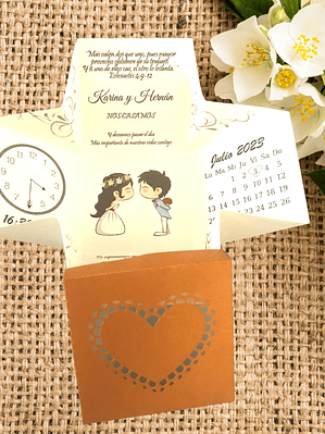 CAJITA TAPA TROQUELADA