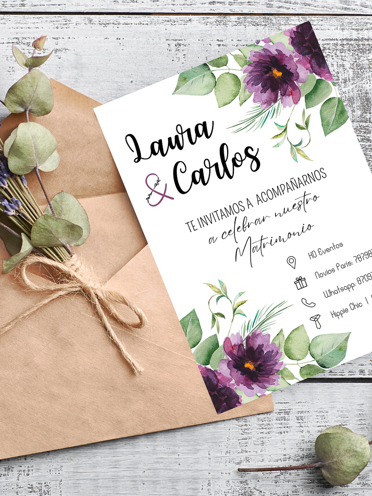 INVITACIÓN TARJETÓN + SOBRE RANIA 1