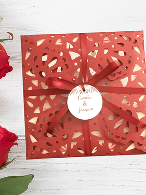 INVITACIÓN TROQUELADA ALONDRA