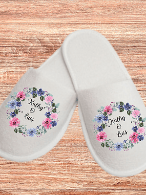 PACK 10 PARES DE PANTUFLAS ESTAMPADAS