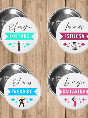 PACK CHAPITAS PREMIOS INVITADOS