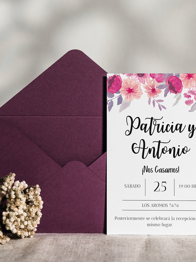 INVITACIÓN TARJETÓN + SOBRE TAHINA 1