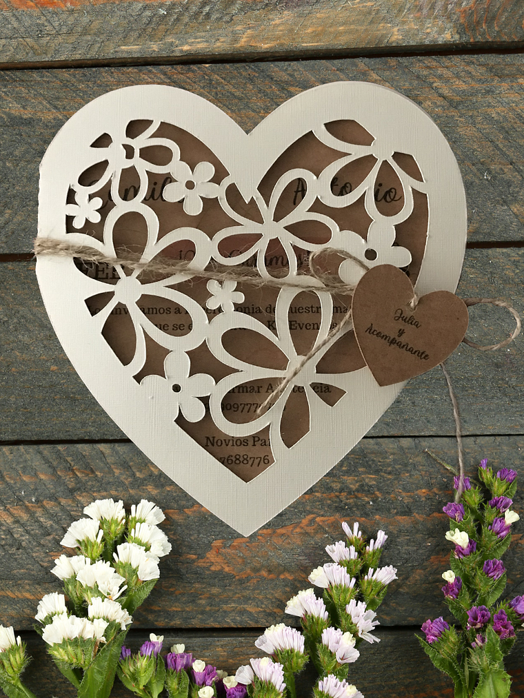 PARTE DE MATRIMONIO CORAZÓN TROQUELADO 1