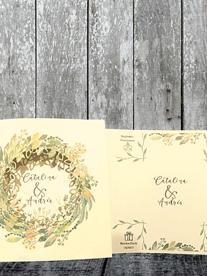 PARTE DE MATRIMONIO DÍPTICO AURA