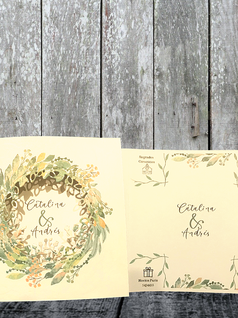 PARTE DE MATRIMONIO DÍPTICO AURA 1