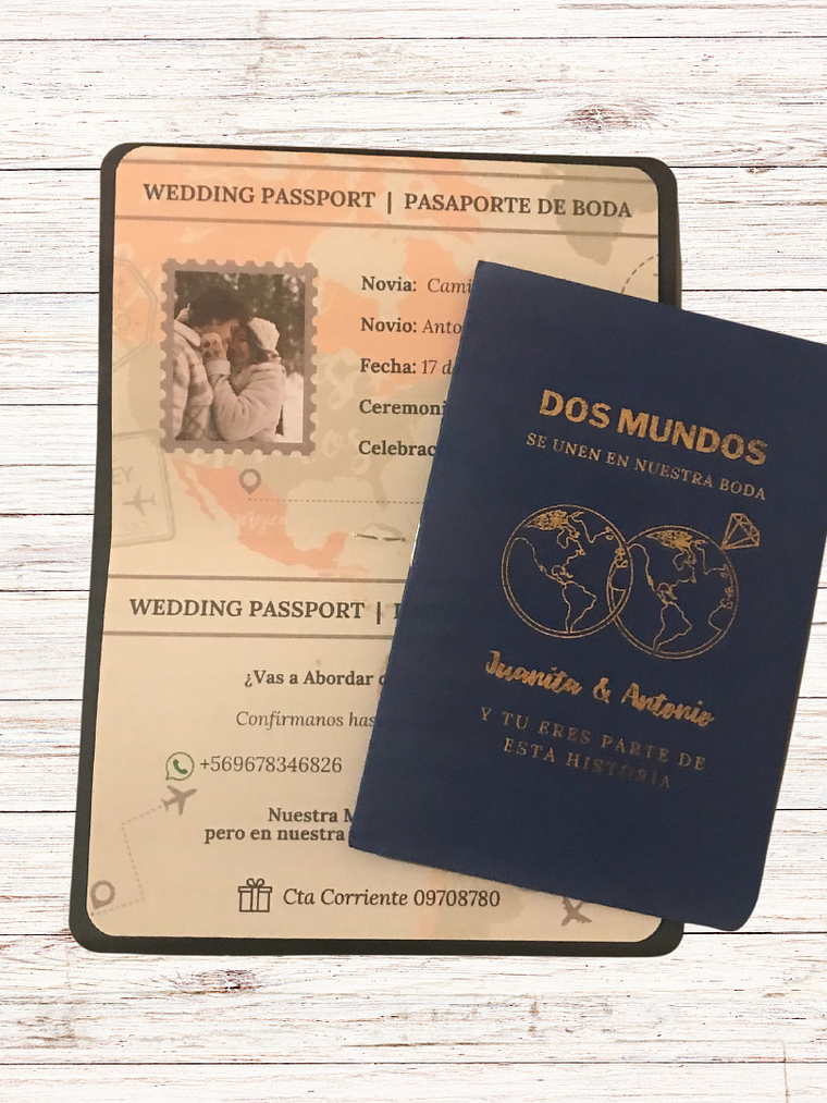 PARTE DE MATRIMONIO PASAPORTE DOS MUNDOS 1