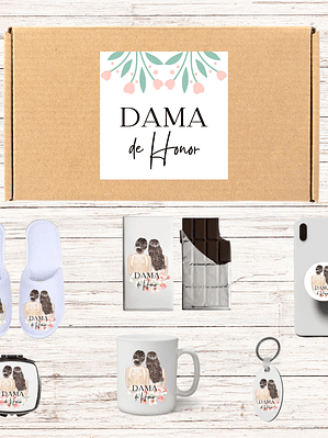 KIT REGALO PARA DAMA DE HONOR