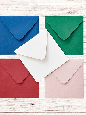 PACK 50 SOBRES COLOR 15X15 CM