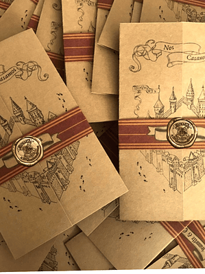 PARTE DE MATRIMONIO HARRY POTTER ANIVERSARIO LACRE