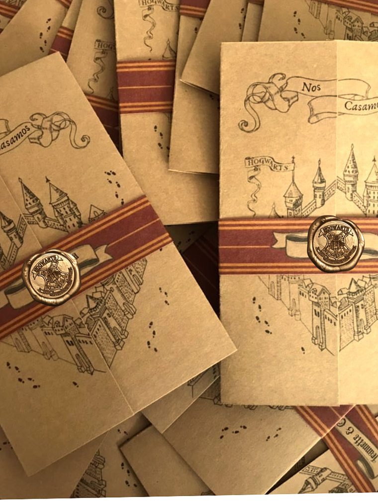 PARTE DE MATRIMONIO HARRY POTTER ANIVERSARIO LACRE 1