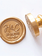 TIMBRE PARA LACRE PERSONALIZADO INICIALES - Miniatura 3