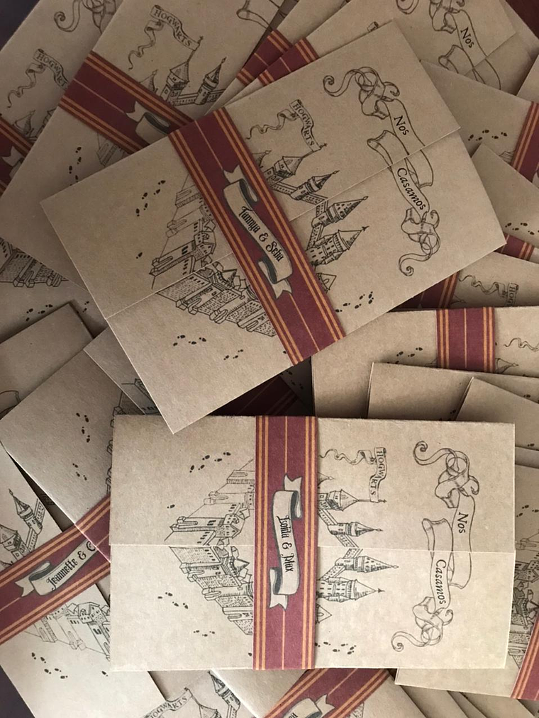 PARTE DE MATRIMONIO HARRY POTTER ANIVERSARIO LACRE 3