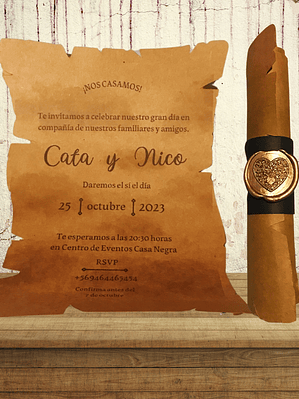 PARTE DE MATRIMONIO PAPIRO