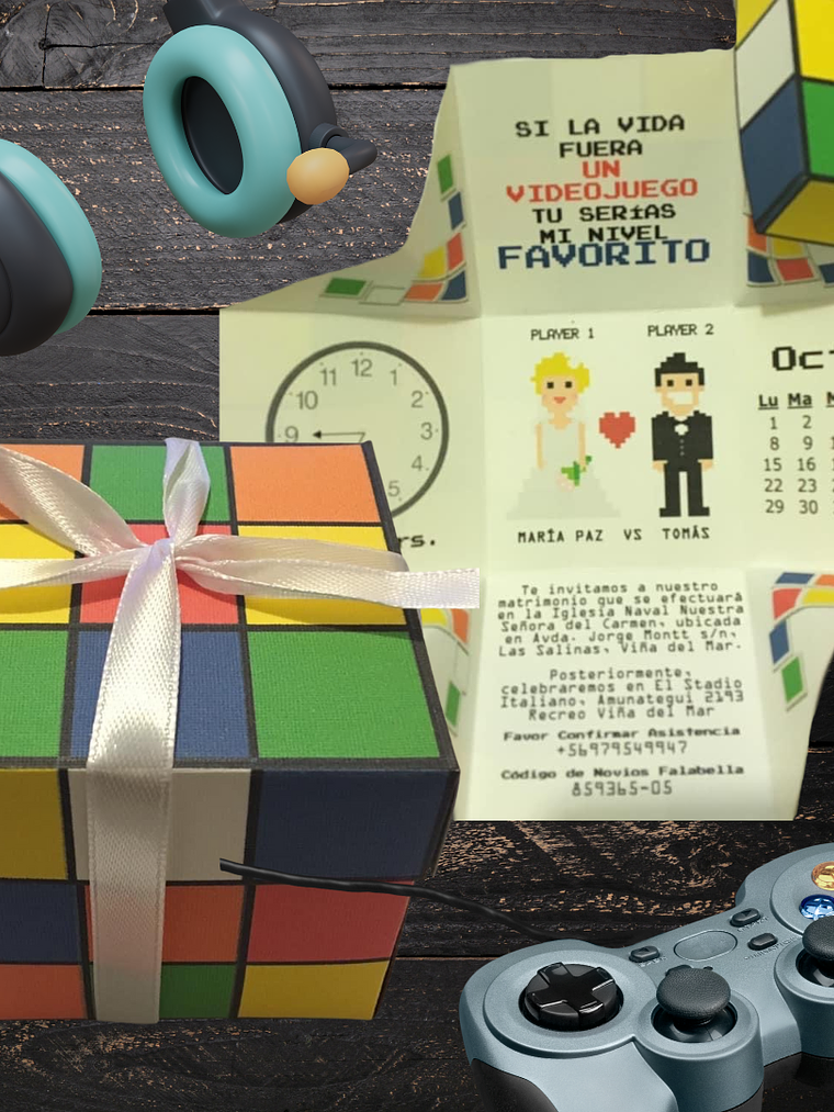 PARTE DE MATRIMONIO CAJITA RUBIK 1