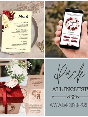 PACK 50 INVITACIONES FÍSICAS + DIGITAL