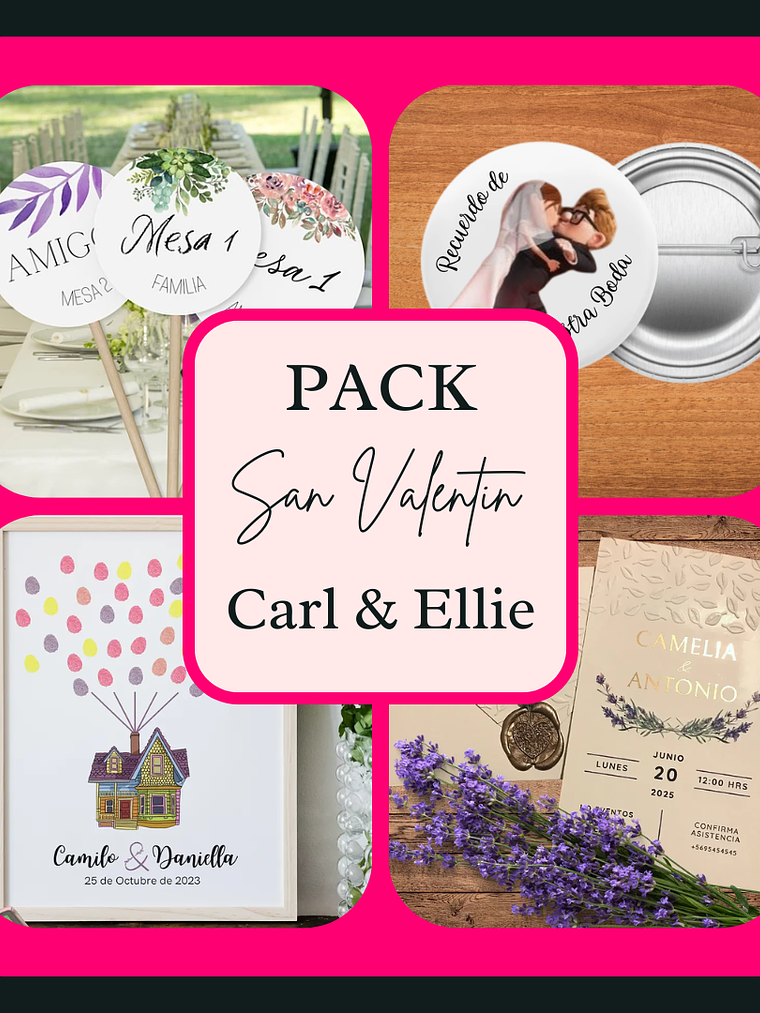 PACK SAN VALENTÍN: CARL & ELLIE 1