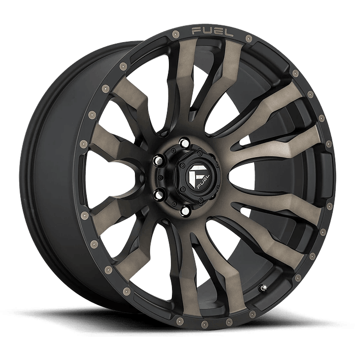 Fuel Blitz 17X9 6X5.5 -12 Negro Brillante Milled