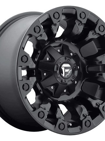 Fuel Vapor 18X9 6X5.5/135 -13 Negro