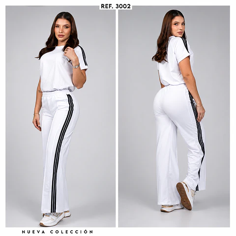 🤍 Conjunto Deportivo Blanco Ref. 3002