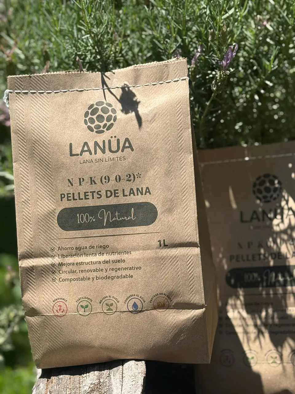 Pellets de Lana Lanüa NPK (9-0-2) – 100% Natural 1