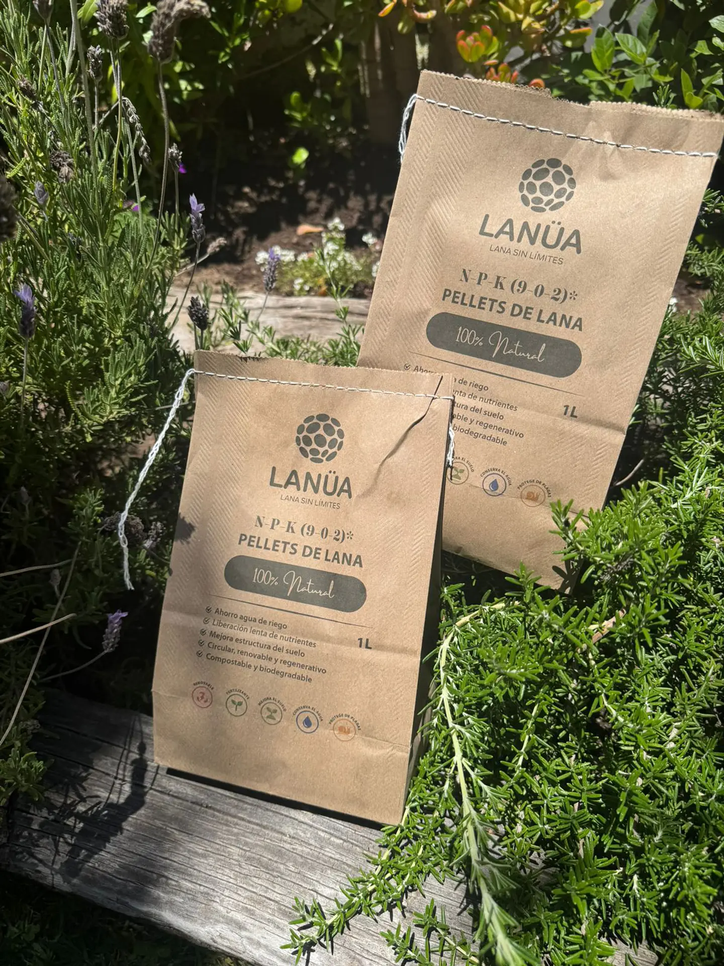 Pellets de Lana Lanüa NPK (9-0-2) – 100% Natural 2