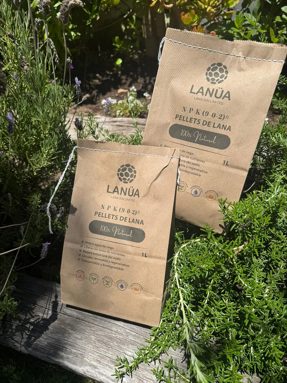Pellets de Lana Lanüa NPK (9-0-2) – 100% Natural 2