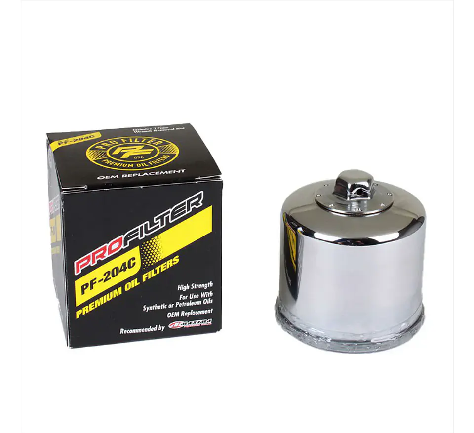 Filtro Pro Filter PF-204c (HONDA - YAMAHA - KAWASAKI - SUZUKI - TRIUMPH) R3. MT-03,JX, R6 1