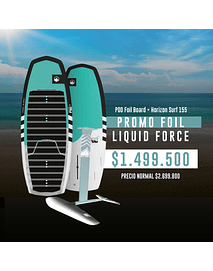 PROMO FOIL LIQUID FORCE * POD Foil Board + Horizon Surf 155