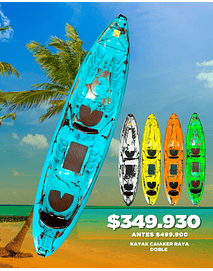 PROMO KAYAK DOBLE CAIAKER RAYA (ENTREGA INMEDIATA)