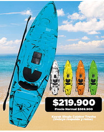 KAYAK CAIAKER TRUCHA SINGLE (ENTREGA INMEDIATA)
