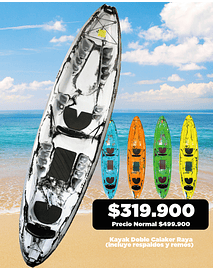 PROMO KAYAK DOBLE CAIAKER RAYA (ENTREGA INMEDIATA)