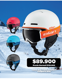 PROMO!!! CASCO ELAN TWIST CON ANTIPARRA JUNIOR 