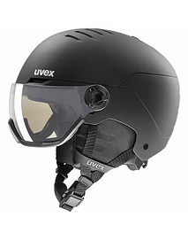 CASCO UVEX WANTED PRO VISOR BLK (ENTREGA JUNIO 2026)
