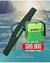 PROMO CYBER!!! Pack Bolsos Elan Ski + Botas 