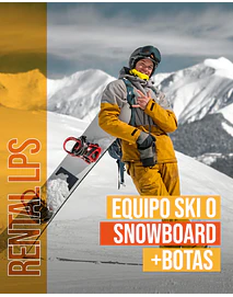 EQUIPO SKI O SNOWBOARD + BOTAS