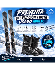 CYBERMONDAY SKI USADO ADULTO CON BOTA (ENTREGA ABRIL 2027)