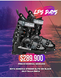 LPS DAYS - NORDICA BOTA SKI STRIDER ELITE 130 BLACK