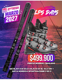 LPS DAYS - ACE SC2 BLK + BOTA NORDICA SPORTMACHINE 3 90 X (ENTREGA MARZO 2027)