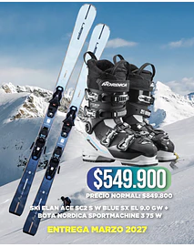 SKI ACE SC2 W BLUE + BOTA NORDICA SPORTMACHINE 3 75 W (ENTREGA MARZO 2027) 
