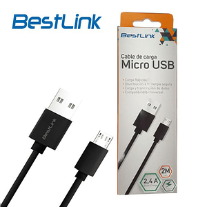 Cable micro USB V8 NEGRO