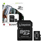 Memoria MicroSD Kingston 100Mb/s Clase 10 Canvas 2